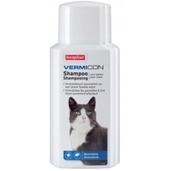 BEAPHAR Vermicon Szampon dla kota na pchły 200 ml