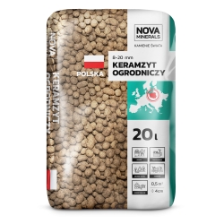 KERAMZYT DRENAŻ GRANULAT OGRODNICZY 20 L