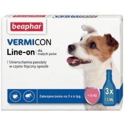VERMIcon Line-on Dog S - krople na pchły i kleszcze