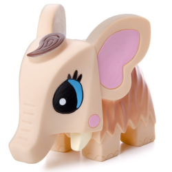 Winylowy, piszczący mamut 11 cm