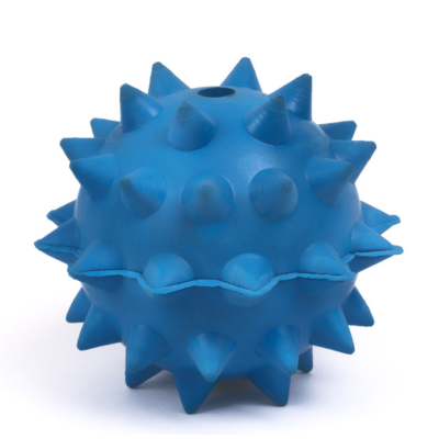 Gumowa piłka jeżyk mocna zabawka dla psa 6 cm