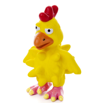 Zabawka gumowa dla psa Lateksowy kurczak z kolcami