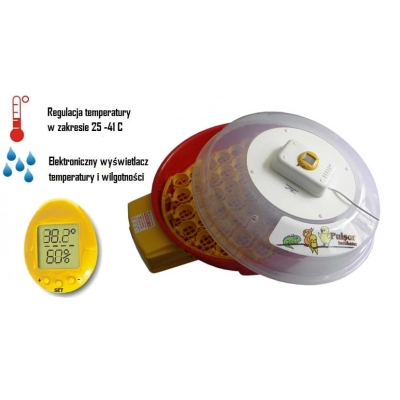 Inkubator do jaj AUTO z silnikiem, automatyczny obrót jaj + klujnik PUISOR High +