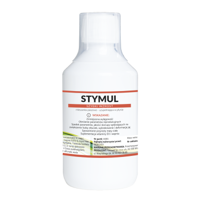 Witaminy dla brojlerów kur piskląt na wzrost STYMUL 250 ml