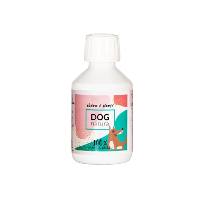 Witamy dla psa Wypadanie Sierści Lnienie naturalne 125 ml