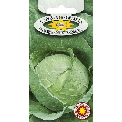 Kapusta biała DITMARSKA NAJWCZEŚNIEJSZA nasiona 2g