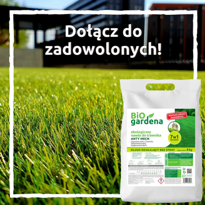 Nawóz Antymech 8KG Trawnik Mech BioGardena EKO