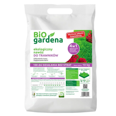Nawóz do trawników 10 kg 100dni BiOgardena EKO