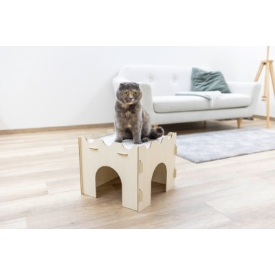 Domek legowisko dla kota Castle