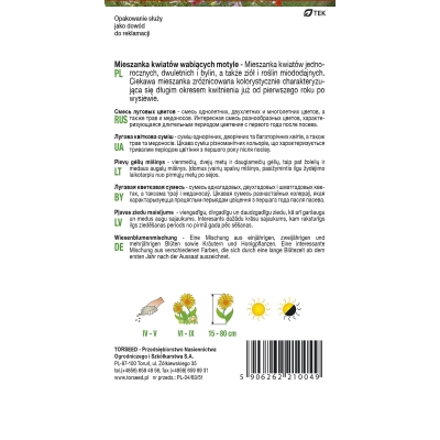 Kwiaty Polne Łąkowe Nasiona Kwiatów Łąka MIX