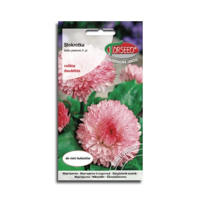 Stokrotka wielkokwiatowa różowa nasiona