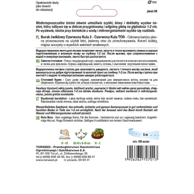 Burak ćwikłowy Czerwona Kula 2 Taśma