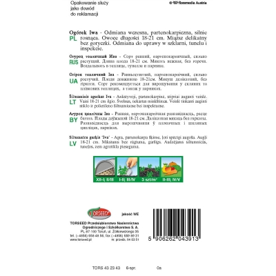 OGÓREK POD OSŁONY IWA WCZESNY