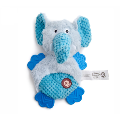 Pluszowy słoń z łapkami, pluszowa piszcząca i szeleszcząca zabawka