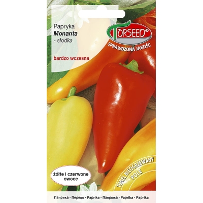 PAPRYKA GRUNTOWA WCZESNA Monanta SŁODKA