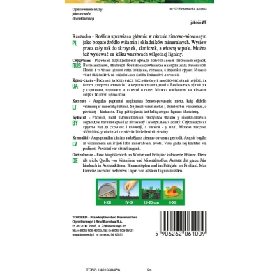 RZEŻUCHA Ogrodowa na kiełki nasiona