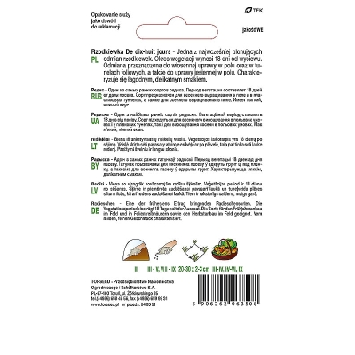 Rzodkiewka 18-dniowa De dix-huit jours NASION