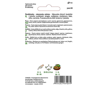 Rzodkiewka Mieszanka Rzodkiewek Mix odmian
