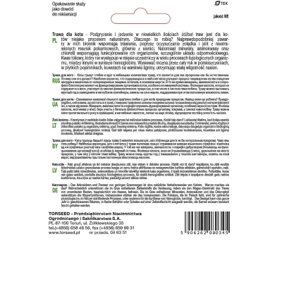 Trawa dla kota nasiona 30g