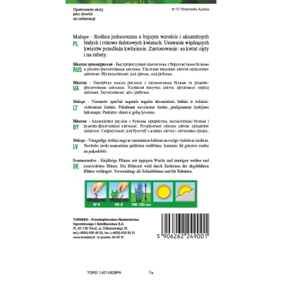 Nasiona Kwiatów Malope mieszanka