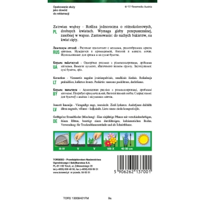 Zatrwian wrębny mieszanka KOLORÓW Nasiona