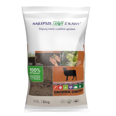 Obornik owczy granulowany 10L worek naturalny
