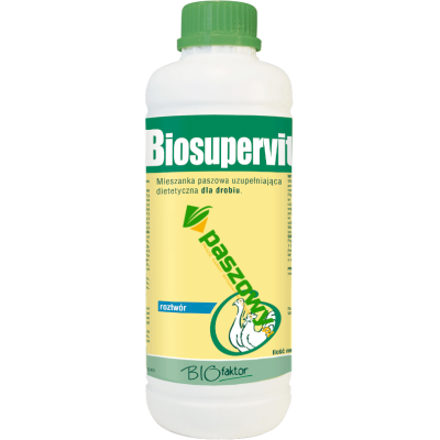 Biosupervit 1 L Witaminy dla bażantów, dla gęsi, dla indyków, dla kaczek, dla kur, dla przepiórek