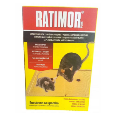 PUŁAPKA KLEJOWA NA SZCZURY I MYSZY BOX x 6