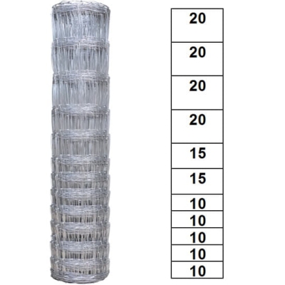 Siatka leśna ocynkowana 160/12/30 LIGHT