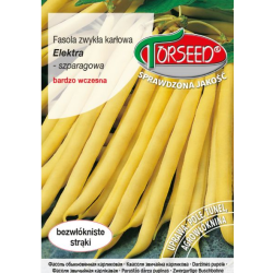 Fasola ELEKTRA nasiona – plenna odmiana, szybki wzrost, idealna do ogrodu żółta 50 g