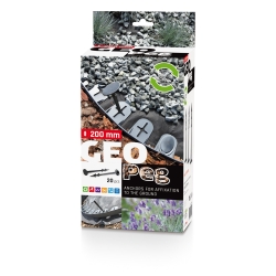 Kotwy SZPILKI KOŁKI do Agrowłókniny Agrotkaniny mocowania 20 cm 100 szt