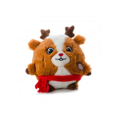 Zabawka dla psa pluszowa Renifer Piszczący Zabawka Pies Świąteczna