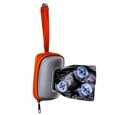 Etui na woreczki dla psa – pojemnik na worki na odchody + 2 rolki