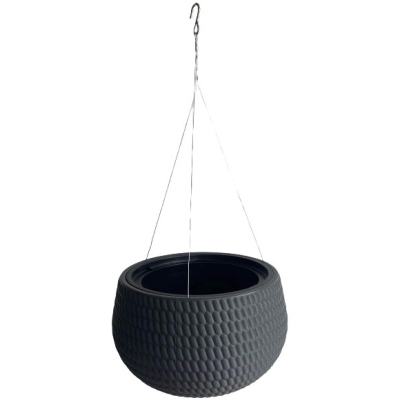 Doniczka wisząca KULA LINA z wkładem 32 cm