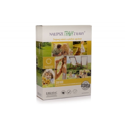 TRAWA NA TERENY SUCHE ODPORNA NA SUSZĘ 1KG 40M2