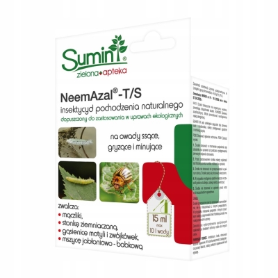 Środek OWADOBÓJCZY na ziemiórki mączliki NeemAzal T/S 15 ml