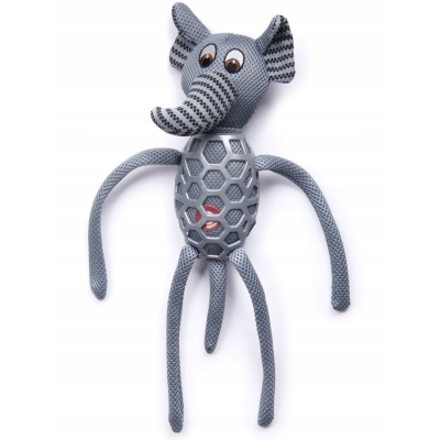 ZABAWKA PLUSZOWA dla psa słoń MOCNA DUŻA 41 cm