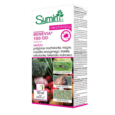 SUMIN BENEVIA 100 OD ZWALCZA SZKODNIKI POŁYŚNICĘ ŚMIETKĘ MĄCZLIKA 30 ml