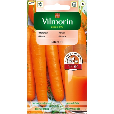 MARCHEW Bolero F1 SMACZNA SŁODKA NASIONA VILMORIN