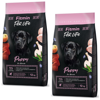 Fitmin dog For Life Puppy  2 x 12 kg