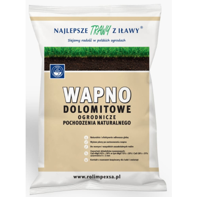Dolomit Nawóz Wapno 10 kg Odkwasza Glebę