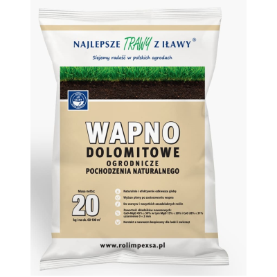 Nawóz Dolomit Wapno Magnez odkwaszający 20kg