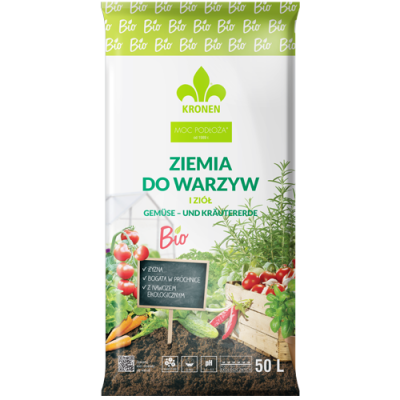 Ziemia BIO do warzyw i ziół 50 L